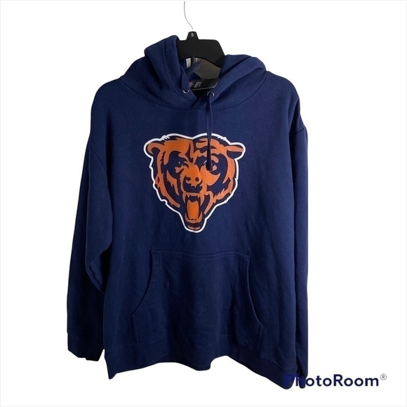Chicago Bears Khalil Mack 52 Sweatshirt NWT XL Blue Orange Fanatics Pro Line - Picture 1 of 7
